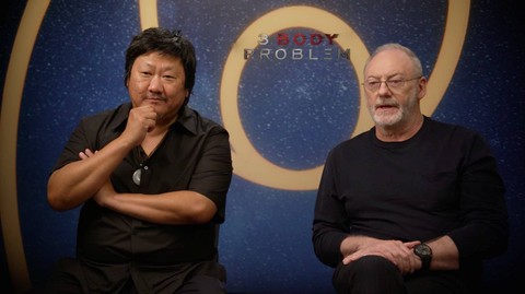 Junket Interview Benedict Wong & Liam Cunningham 3 Body Problem. Foto: Netflix