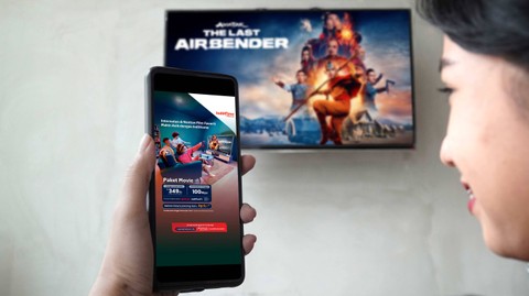 Layanan baru IndiHome Paket Movie. Foto: Telkomsel