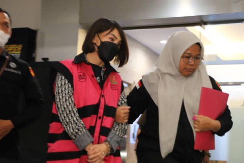 Kejagung melakukan penahanan terhadap Crazy Rich PIK, Helena Lim, Selasa (26/3/2024). Foto: Dok. Kejagung