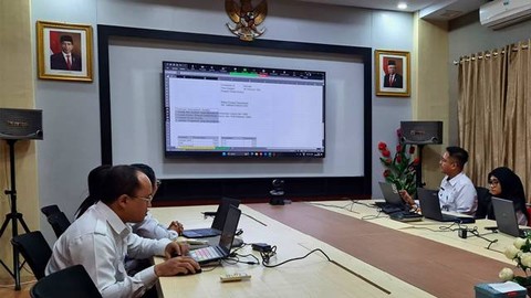 Sosialisasi Konversi Predikat Kinerja ke dalam Angka Kredit Jabatan Fungsional, di lingkungan Kemenkumham Sulawesi Utara, Rabu (27/3).