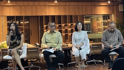 Direksi Holding BUMN Pariwisata dan Pendukung, PT Aviasi Pariwisata Indonesia (Persero) atau InJourney dalam media gathering, Rabu (27/3/2024). Foto: Ghinaa Rahmatika/kumparan