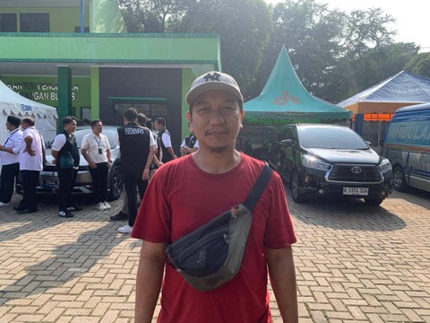 Hamdi, penerima sembako dari BRI. Foto: Moh Fajri/kumparan