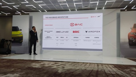 BAIC, pabrikan otomotif China masuk Indonesia dibawa PT Jio Distribusi Indonesia.  Foto: Aditya Pratama Niagara/kumparan