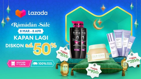 Lazada Ramadan Mega Sale berlangsung hingga 8 April 2024. Foto: dok. Lazada