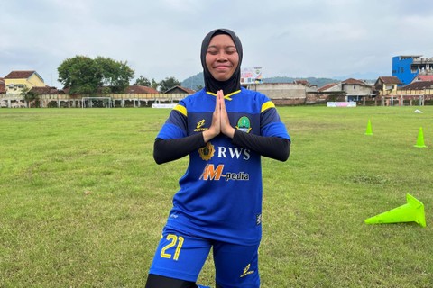 Pemain PON Jawa Barat, Tia Darti. Foto: Antika Fahira/kumparan