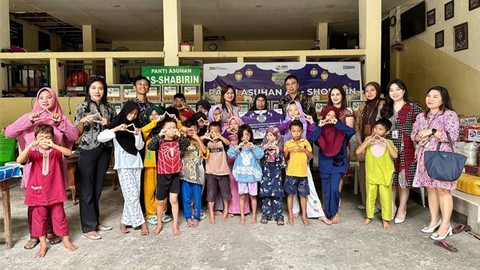 Penyaluran bantuan dari BRI untuk Panti Asuhan di Kota Manado