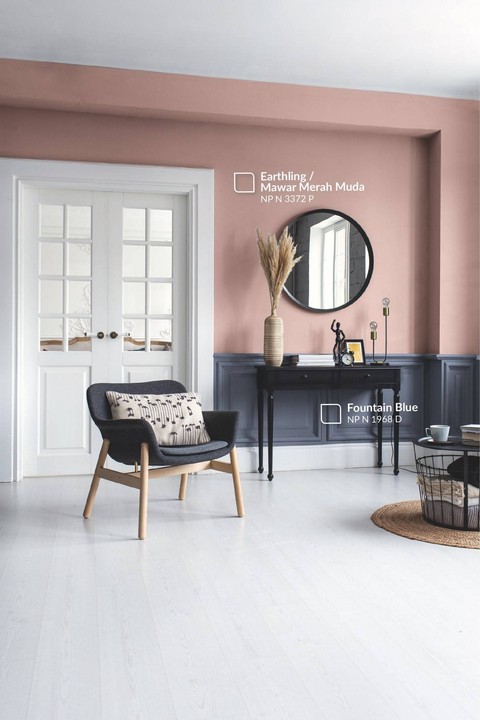 Nippon Paint juga punya sederet warna lainnya yang memberikan kesan hangat nan romantis. Foto: Nippon Paint.