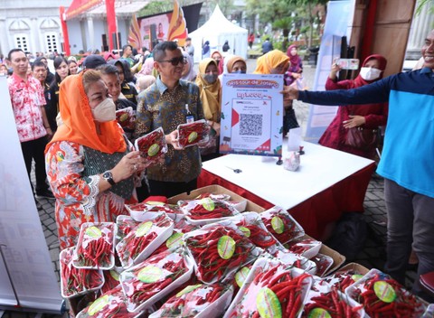 Pemkot Semarang bakal menggelar kegiatan Bazar Ramadan dan Gerakan Pangan Murah (GPM) dalam rangka menekan harga kebutuhan pokok menjelang Lebaran. Kegiatan ini rencananya akan digelar di Balai Kota Semarang pada Senin (1/4/2024). Foto: Dok. Pemkot Semarang
