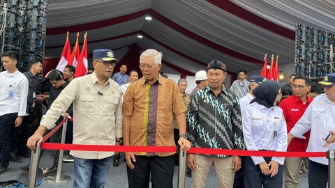 Menteri Perhubungan Budi Karya menghadiri Groundbreaking Fly Over Tenjo yang digarap PT Mitra Abadi Utama, pengembang Kota Podomoro Tenjo, Sabtu (30/3/2024). Foto: Fariza Ananda/kumparan