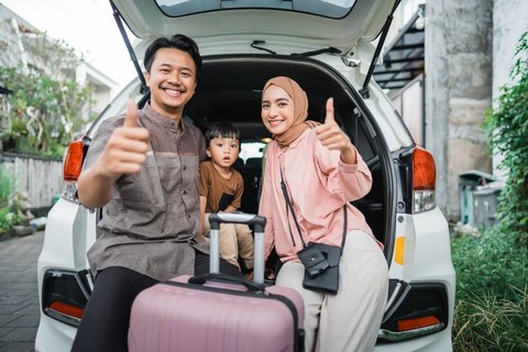 Ilustrasi mudik bersama anak. Foto: Odua Images/Shutterstock