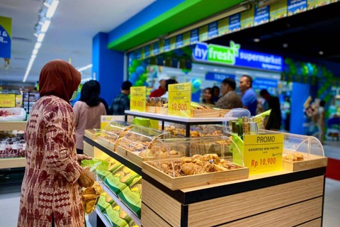 Supermarket Hyfresh resmi buka di Istana Plaza Bandung (28/3/24) Foto: Dok. Istimewa