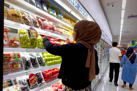 Supermarket Hyfresh resmi buka di Istana Plaza Bandung (28/3/24) Foto: Dok. Istimewa