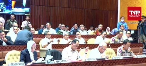 Komisi V DPR mengundang sejumlah pejabat terkait mudik Lebaran 2024, Selasa (2/4/2024). Foto: Komisi V DPR RI Channel