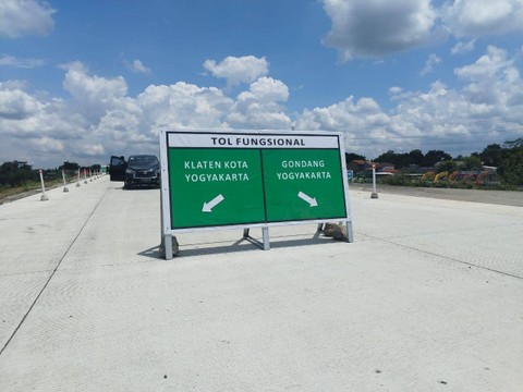 Ruas Tol Solo-Yogyakarta dibuka fungsional sampai Klaten. Dok: Angga Sukmawijaya