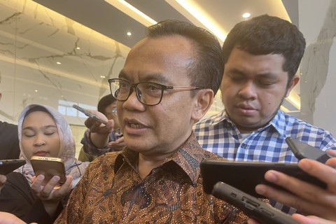 Sekretaris Menteri Koordinator Bidang Perekonomian Susiwijono Moegiarso di Gedung Kemenko Perekonomian, Selasa (2/4/2024). Foto: Ghinaa Rahmatika/kumparan