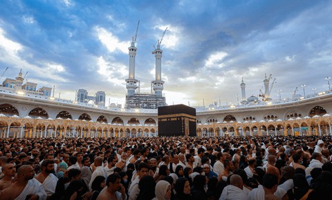 Jemaah umrah di Masjidil Haram, Makkah, pada bulan Ramadan 2024. Foto: Dok. Kemenhaj Arab Saudi
