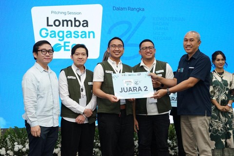 Greenomina dari PT Pertamina raih juara kedua dalam lomba Gagasan Eco. Foto: Dok. Pertamina