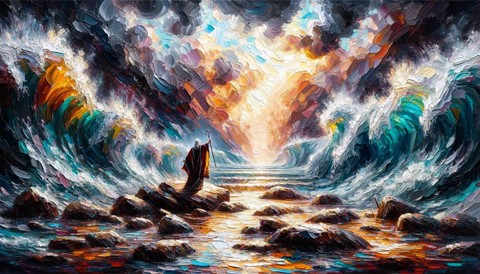 Ilustrasi nabi yang menerima Kitab Taurat adalah Nabi Musa. Sumber: Pixabay/CharlVera