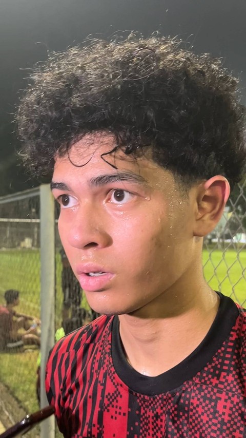 Dillan Yabran saat mengikuti pemusatan latihan Timnas U-20 Indonesia di Jakarta pada 4 April 2024. Foto: kumparan/Azrumi El Ghazali
