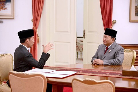 Prabowo bertemu Presiden Jokowi. Foto: Instagram/@prabowo