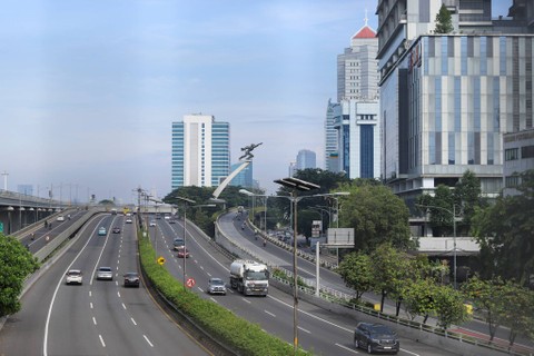 Tol Dalam Kota Jakarta, Selasa (9/4/2024). Foto: Iqbal Firdaus/kumparan