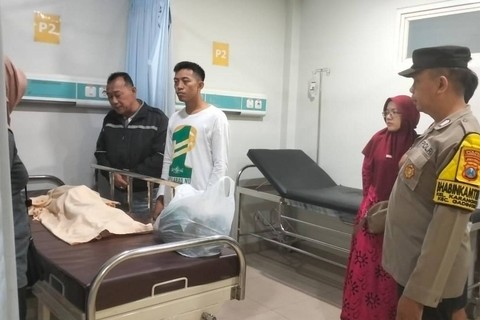 Seorang bocah berinisial MR (2) warga Rujakgadung RT 01 RW 01 Kelurahan Karangketug, Kecamatan Gadingrejo, Kota Pasuruan tewas terseret banjir, Selasa (9/4/2024)  Foto: Dok Polres Pasuruan Kota