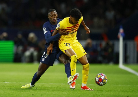 Pertandingan perempat final Liga Champions 2023/24 antara Atletico Madrid vs Borussia Dortmund, Kamis (11/4) dini hari WIB. Foto: Reuters/Sarah Meyssonnier
