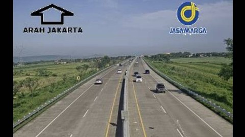 Pantauan arus lalu lintas ke Jakarta di sejumlah ruas tol pada Sabtu (13/4) pagi. Foto: Dok. CCTV Travoy Jasa Marga