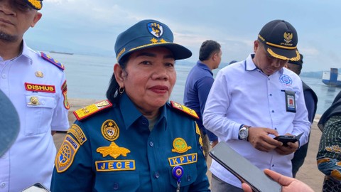 Kepala Kantor Kesyahbandaraan dan Otoritas Pelabuhan Kelas I Panjang, Jece Julita Piris. | Foto: Sinta Yuliana/Lampung Geh