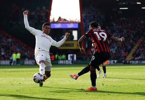 Bournemouth vs MU di Liga Inggris. Foto: Matthew Childs/Reuters