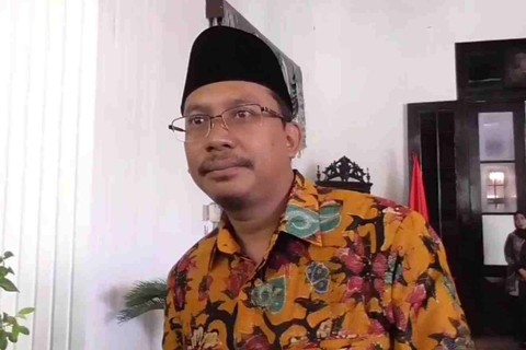 Bupati Sidoarjo, Ahmad Muhdlor Ali atau Gus Muhdlor saat ditemui di Pendopo Delta Wibawa atau Rumah Dinas Bupati Sidoarjo, Selasa (16/4/2024) Foto: Dok. Istimewa