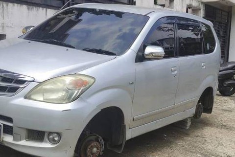 Maling curi 4 roda mobil di Ciawi. Foto: Dok. Polsek Ciawi