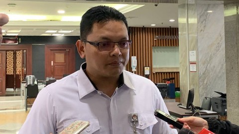 Jubir MK, Fajar Laksono, di Gedung MK, Jakarta, Selasa (16/4/2024). Foto: Luthfi Humam/kumparan