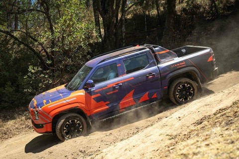 Calon mobil baru double cabin berteknologi hybrid PHEV dari BYD.  Foto: dok. BYD