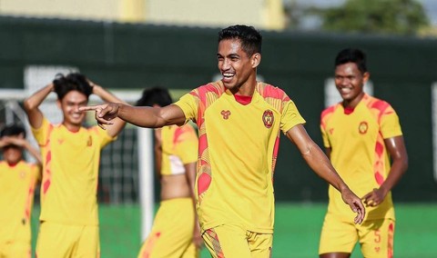 Pemain Persiba Bantul. Foto: Persiba Bantul