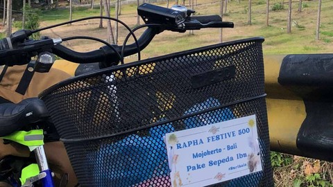 Sepeda yang digunakan Rani Cahyanti (24) atau Surikala.  Foto: dok. Pribadi Surikala