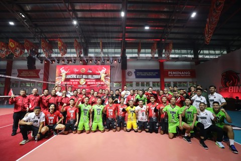 Tim voli putra Jakarta STIN BIN. Foto: Dok. Istimewa