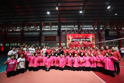 Tim voli putri Jakarta BIN. Foto: Dok. Istimewa