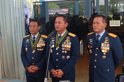 Kepala Staf Angkatan Udara (KSAU) Marsekal TNI M Tonny Harjono.   Foto: Arfiansyah Panji Purnandaru/kumparan