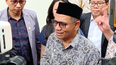 Ayah Teuku Ryan, Teuku Rustam Effendy di Pengadilan Agama Jakarta Selatan. Foto: Aprilandika Pratama/kumparan