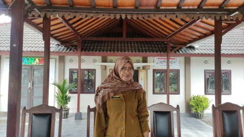 Pranata Muda Humas Bidang Informasi dan Komunikasi Publik Diskominfo DIY, Wiwik Lestariningrum. Foto: Nawalre Bujanadi/Pandangan Jogja