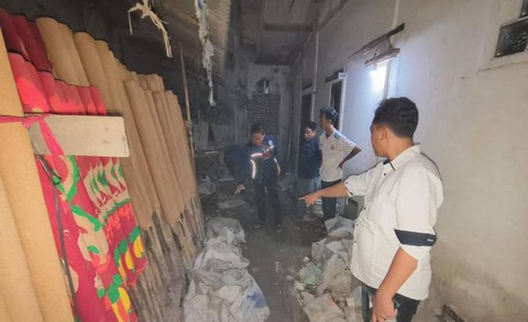 Lokasi korban disekap di tempat penyimpanan dupa. dok Polres Tangerang