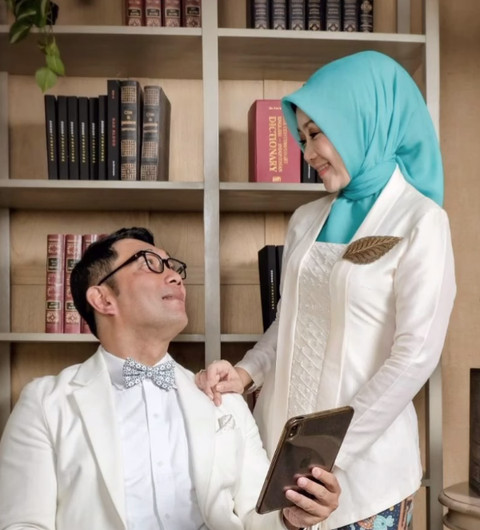 Ridwan Kamil dan istrinya, Atalia PR. Foto: Instagram/@ridwankamil