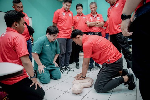 Kegiatan di pemusatan latihan Kopi Good Day DBL Camp 2024 pada hari kedua, Rabu 24 April 2024. Foto: DBL