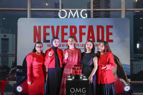 Brand kecantikan OMG anniversary ke-3 tahun. Foto: OMG