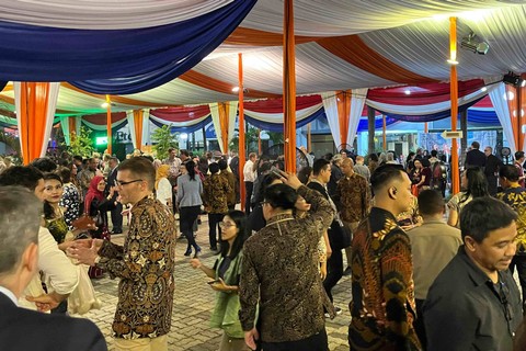 Perayaan Hari Raja Belanda di Kedubes Belanda Jakarta, Kamis (25/4/2024) Foto: Tiara Hasna/kumparan
