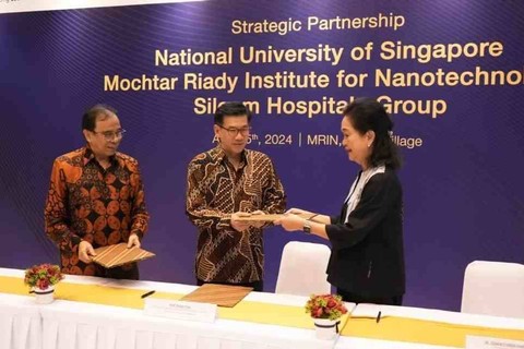 Kerja sama Grup RS Siloam, NUS Yong Loo Lin School of Medicine, dan MRIN terhadap penelitian penyakit Kardiovaskular di Indonesia.  Foto: Dok. Istimewa