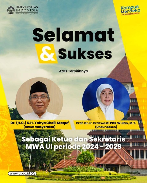 Majelis Wali Amanat Universitas Indonesia  Foto: Universitas Indonesia