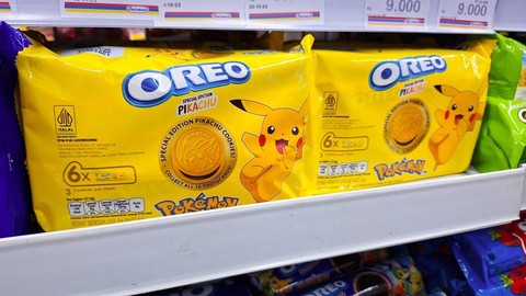 Ilustrasi Oreo edisi Pokemon. Foto: Shutterstock/Rizky Rahmat Hidayat