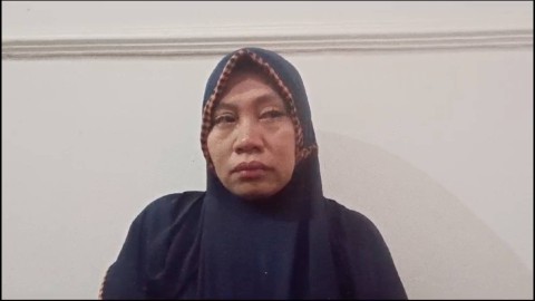 Oshin Husain istri Brigadir Ridhal Ali Tomi. Dok: Manado Bacirita